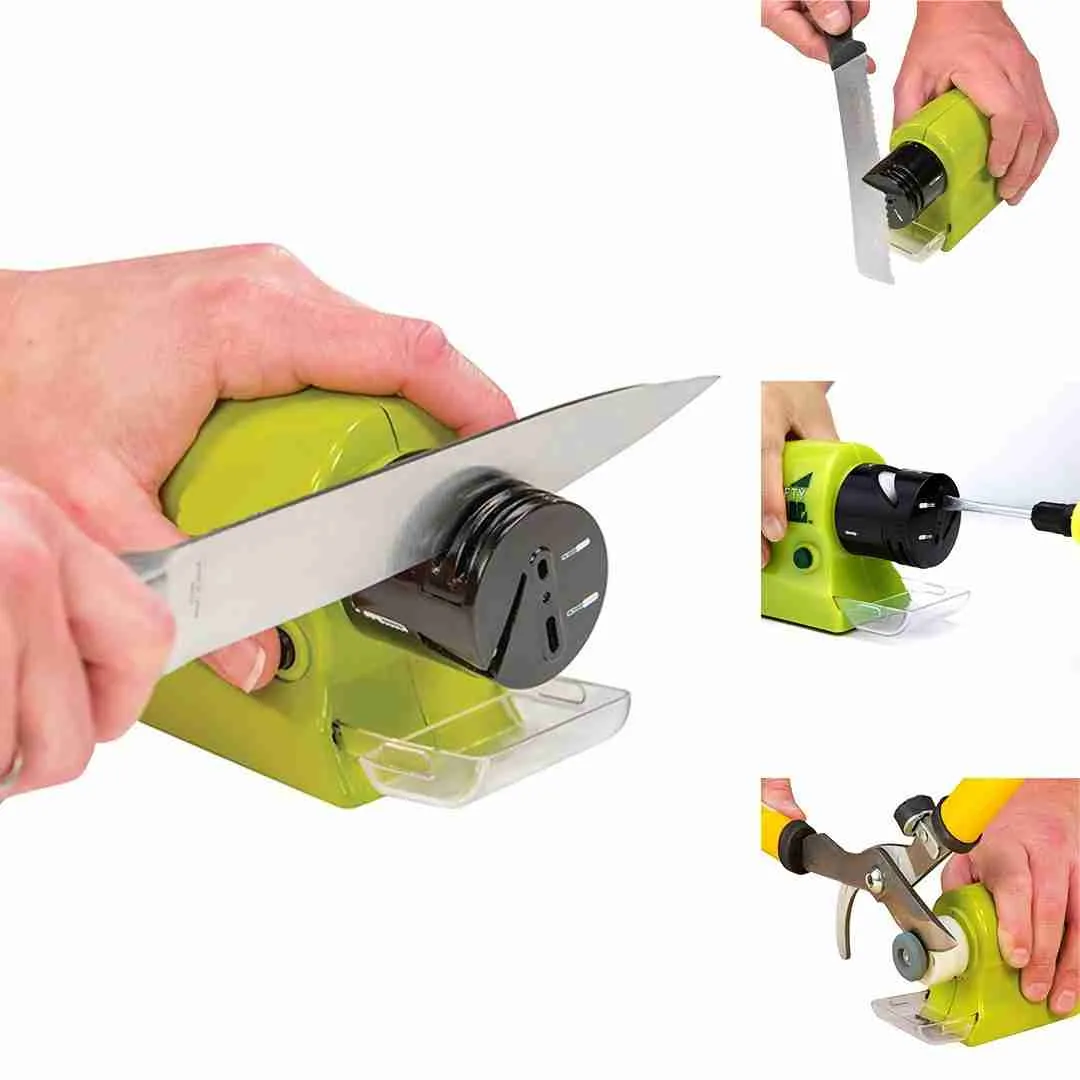 Afiador Amolador Elétrico de Faca Tesoura Chave de Fenda - Imagem 2