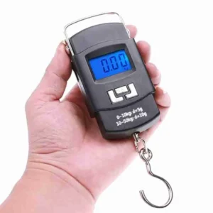 Balança Digital Precisão Mão Pesa Bolsa Sacola Feira Peixe Até 50 Kg