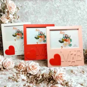 Porta Retrato Com Moldura Decorativo Mãe –  Foto 10×15