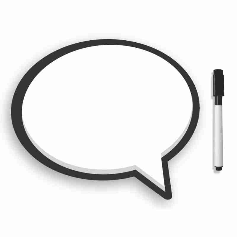 Ímã Balão De Diálogo Anotações Com Caneta - Imagem 4