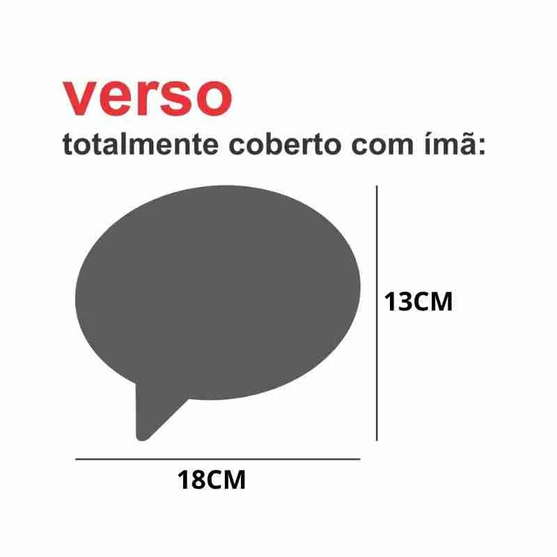 Ímã Balão De Diálogo Anotações Com Caneta - Imagem 6