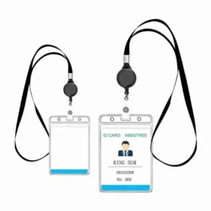 Cordão Porta Crachá Retrátil