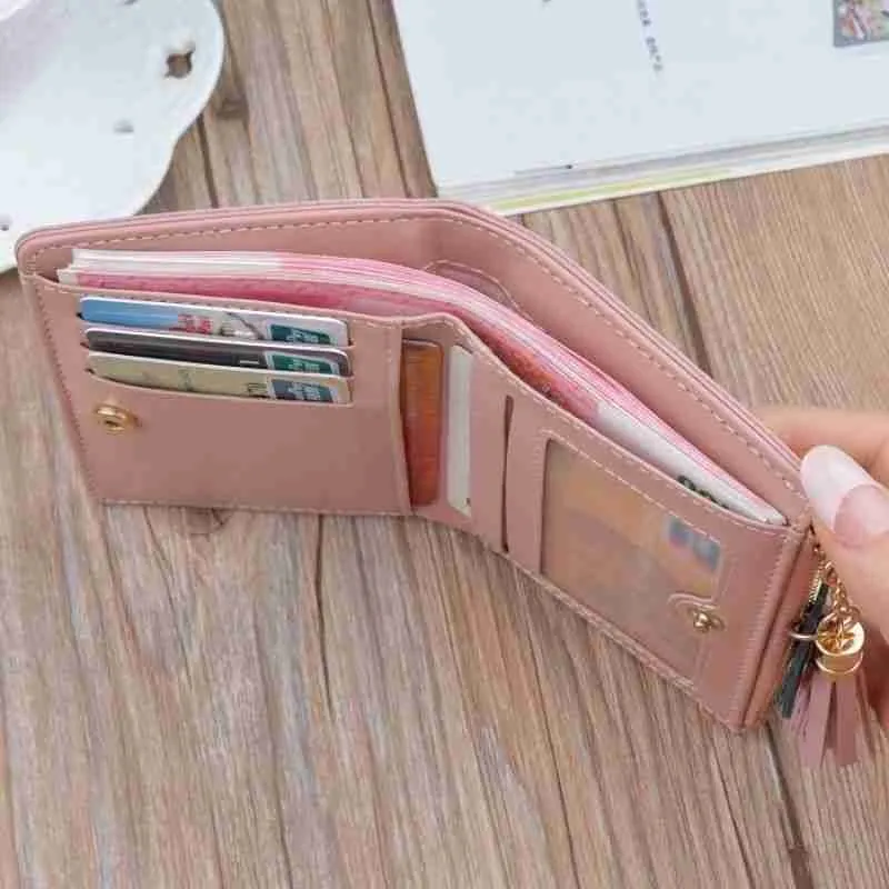 Carteira Feminina Geométrica Com Pingente - Imagem 2