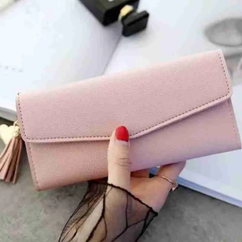Carteira Feminina Envelope Com Zíper E Pingente - Imagem 4