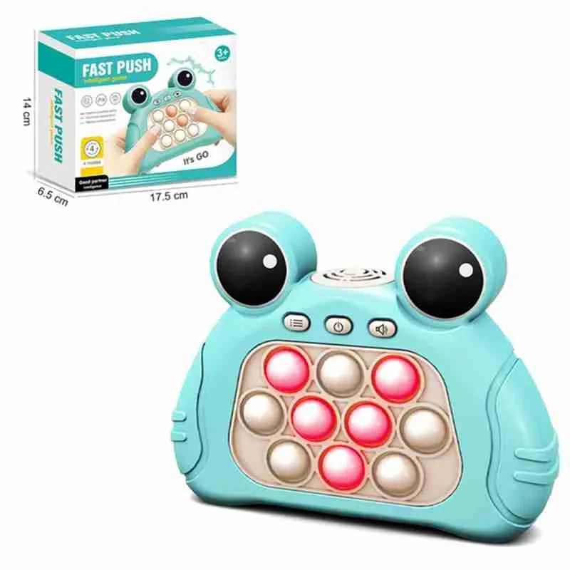 Pop It Eletronico Fidget Brinquedo De Apertar Anti Stress Bichinhos Sapinho - Imagem 6