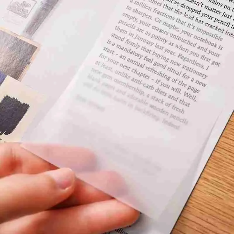 Bloco Adesivo Transparente Para Anotações - Imagem 4