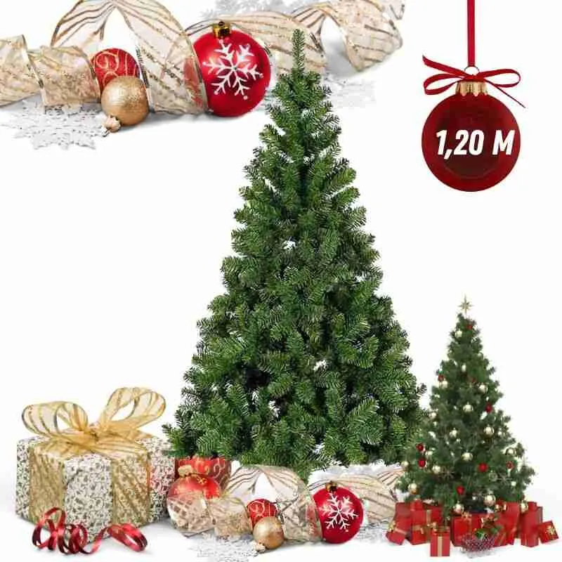 Árvore De Natal Pinheiro Verde 1,20 M