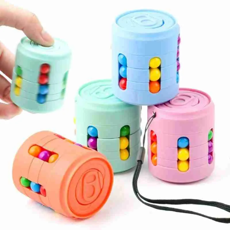 Puzzle Fidget Toy Cubo Infinito Giratório Latinha Anti Stress