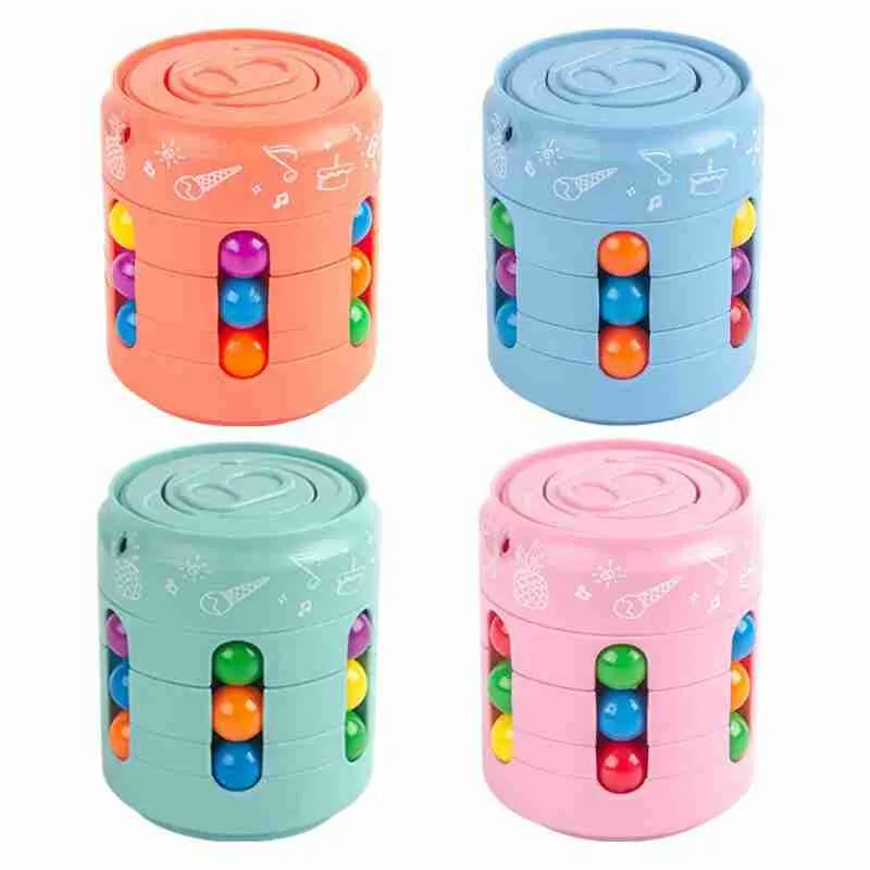 Puzzle Fidget Toy Cubo Infinito Giratório Latinha Anti Stress - Imagem 2