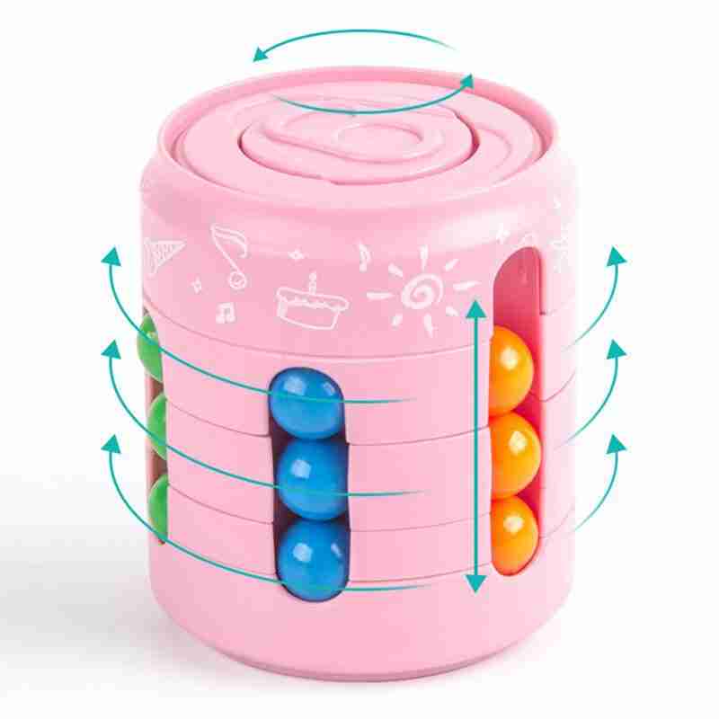 Puzzle Fidget Toy Cubo Infinito Giratório Latinha Anti Stress - Imagem 3