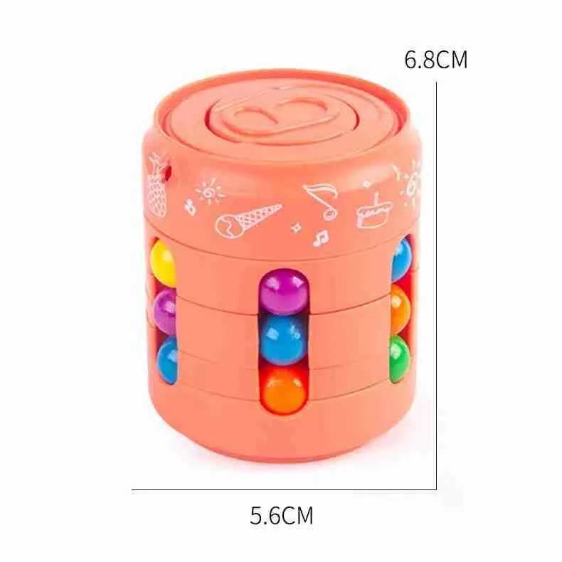 Puzzle Fidget Toy Cubo Infinito Giratório Latinha Anti Stress - Imagem 7