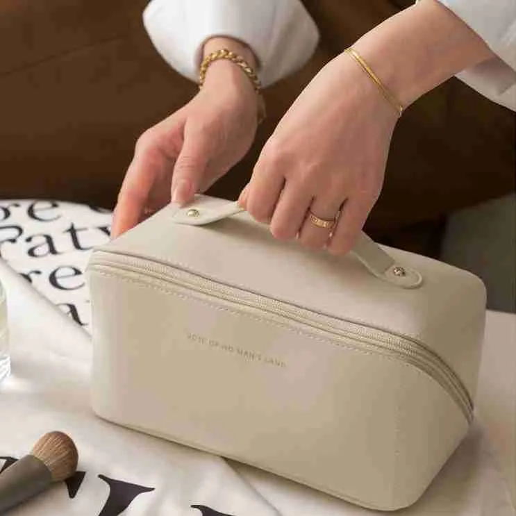 Bolsa Necessaire Feminina Organizador Maquiagem Viagem Tik Tok - Imagem 2