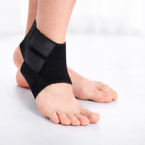 Tornozeleira Elástica de Apoio Ajustável para Estabilidade e Conforto