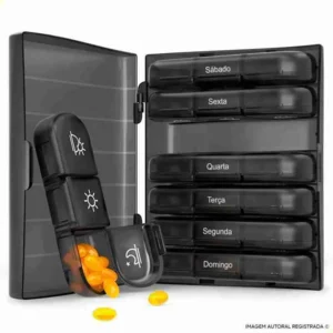 Porta Comprimido Semanal Triplo – Organizador de Remédios
