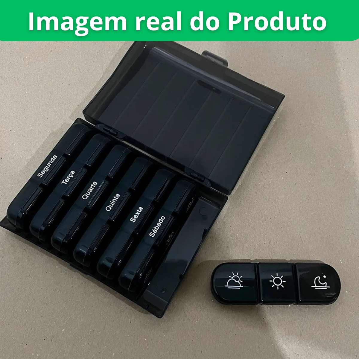 Porta Comprimido Semanal Triplo – Organizador de Remédios - Imagem 8