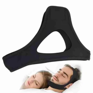 Máscara Faixa De Cabeça Ajustável Anti Ronco