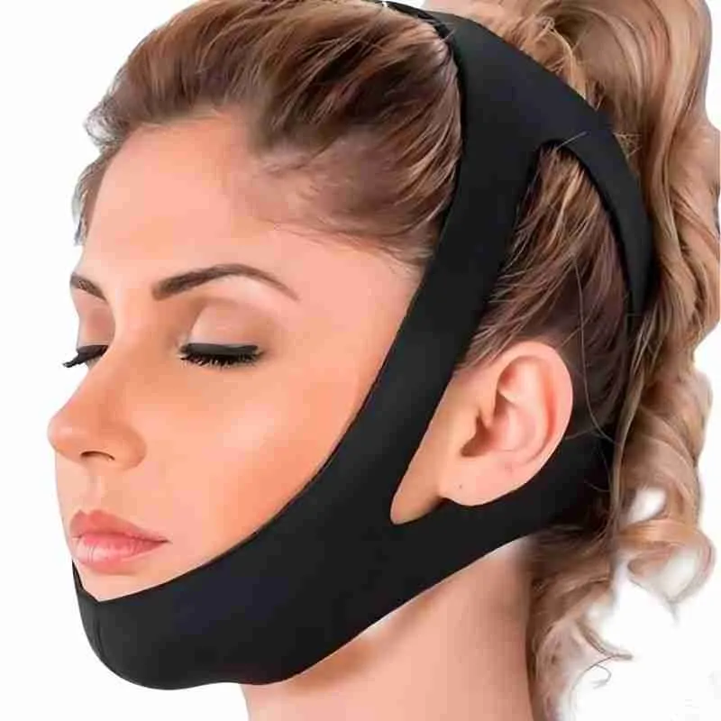 Máscara Faixa De Cabeça Ajustável Anti Ronco - Imagem 2