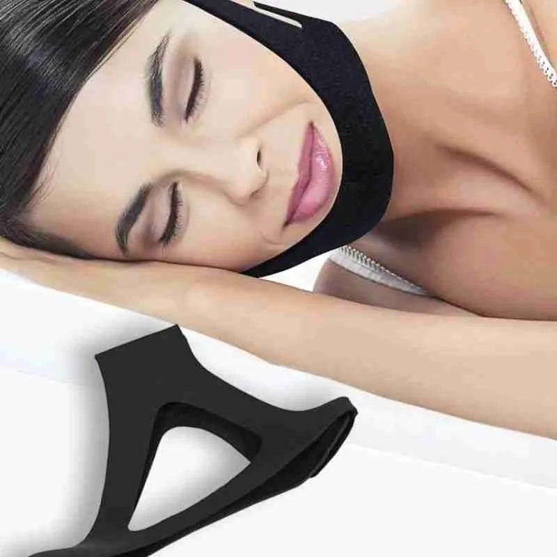 Máscara Faixa De Cabeça Ajustável Anti Ronco - Imagem 3