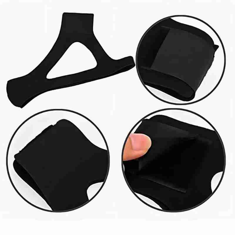 Máscara Faixa De Cabeça Ajustável Anti Ronco - Imagem 5