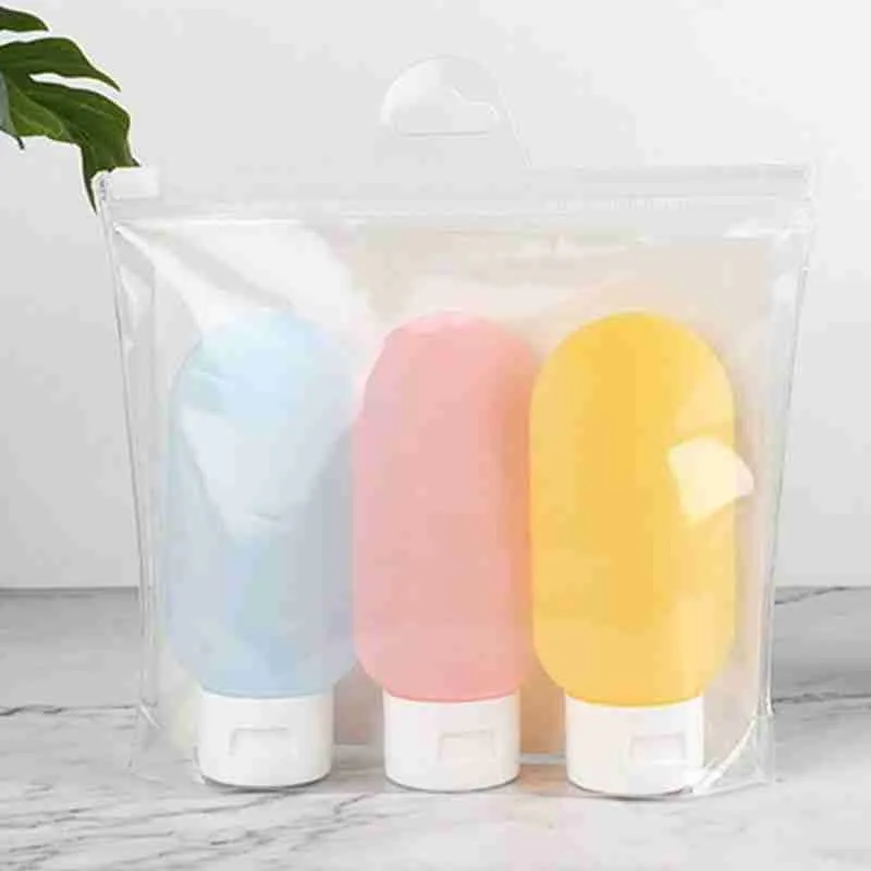 Kit Viagem Frasco Shampoo Creme Sabonete 60ml – 03 Peças - Imagem 3