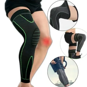 Joelheira Esportiva Ajustável para Joelho e Coxa com Compressão