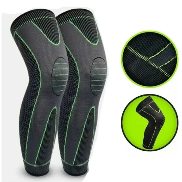 Joelheira Esportiva Ajustável para Joelho e Coxa com Compressão - Imagem 3