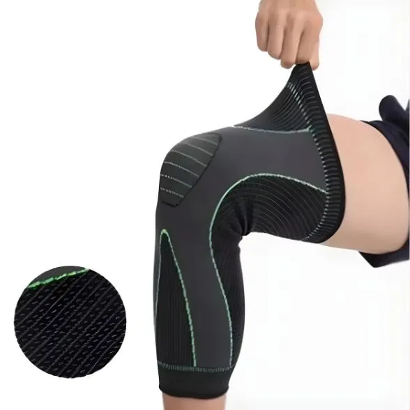 Joelheira Esportiva Ajustável para Joelho e Coxa com Compressão - Imagem 7