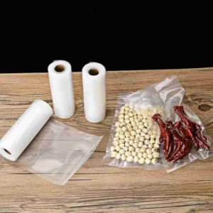 Bobina De Saco Plástico A Vácuo Gofrada 25cm X 5 Metros