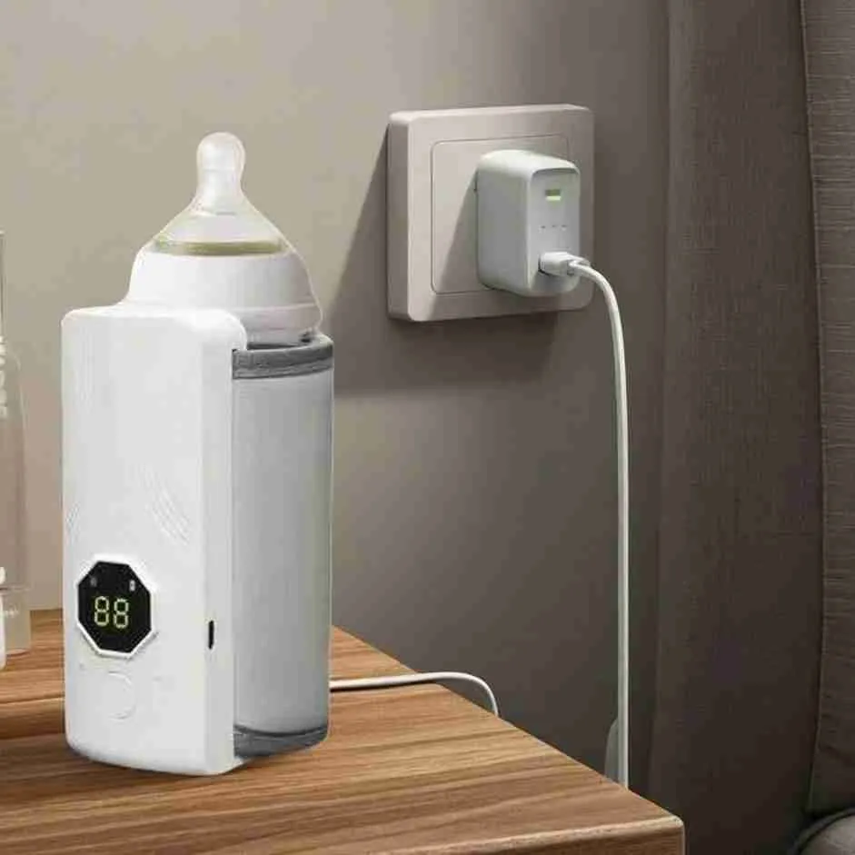 Aquecedor de Mamadeira Portátil Recarregável com Display Digital - Imagem 3