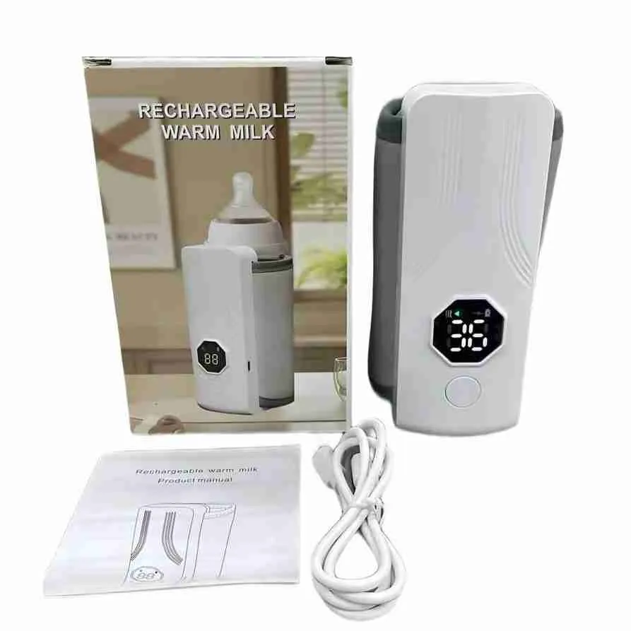 Aquecedor de Mamadeira Portátil Recarregável com Display Digital - Imagem 5