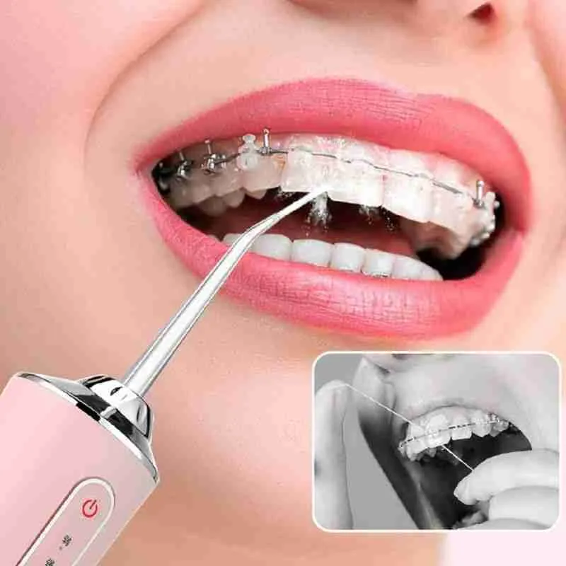 Aparelho Higiene Dental Bucal Jato D`Água Irrigador Portátil - Imagem 3