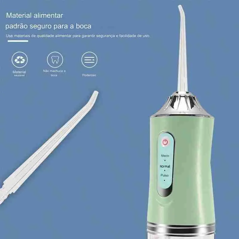 Aparelho Higiene Dental Bucal Jato D`Água Irrigador Portátil - Imagem 5