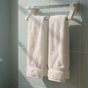 Suporte PortaToalhas Adesivo Duplo Sem Furação