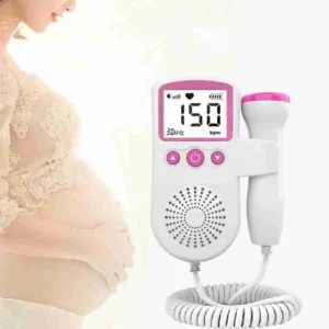 Monitor Fetal Doppler Aparelho Para Ouvir Batimentos Coração Bebê