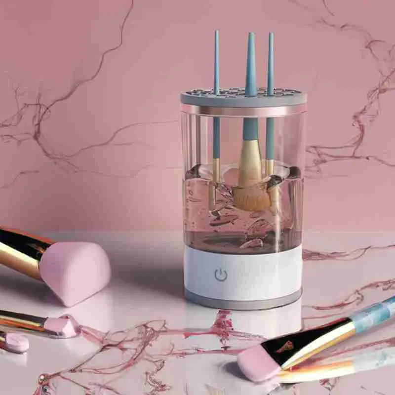 Limpador De Pinceis De Maquiagem Elétrico USB - Imagem 2