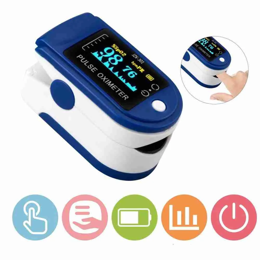 Oxímetro Digital Medidor de Saturação de Oxigênio no Sangue - Imagem 2