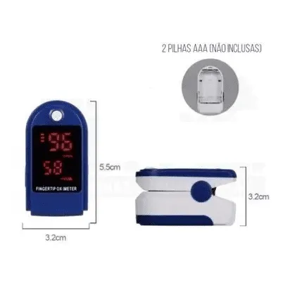 Oxímetro Digital Medidor de Saturação de Oxigênio no Sangue - Imagem 4
