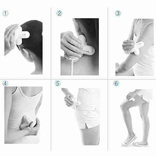 Mini Massageador Corporal Portátil De Taiji - Imagem 4