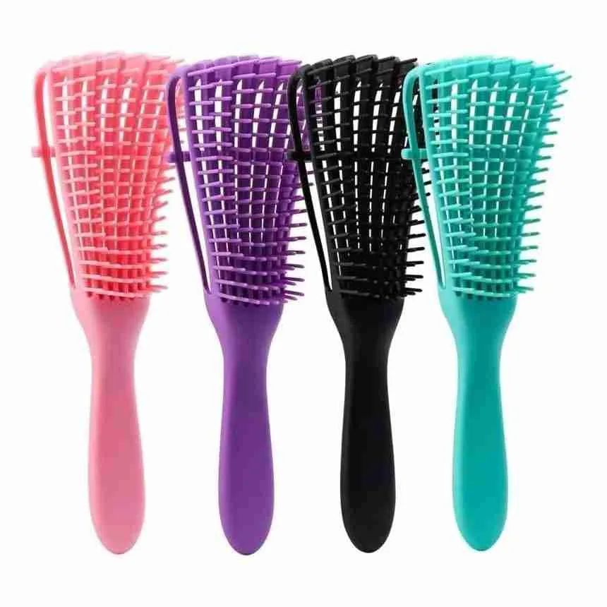 Escova Polvo Pente Para Cabelos Cacheados - Imagem 2