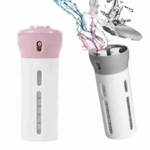 Dispenser Portátil De Viagem 4 em 1 Para Shampoo Creme Sabonete