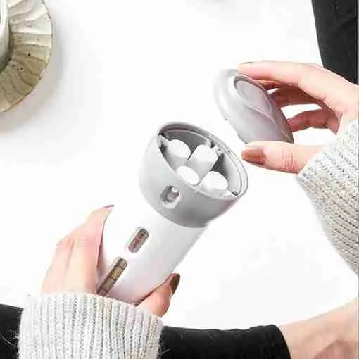 Dispenser Portátil De Viagem 4 em 1 Para Shampoo Creme Sabonete - Imagem 5