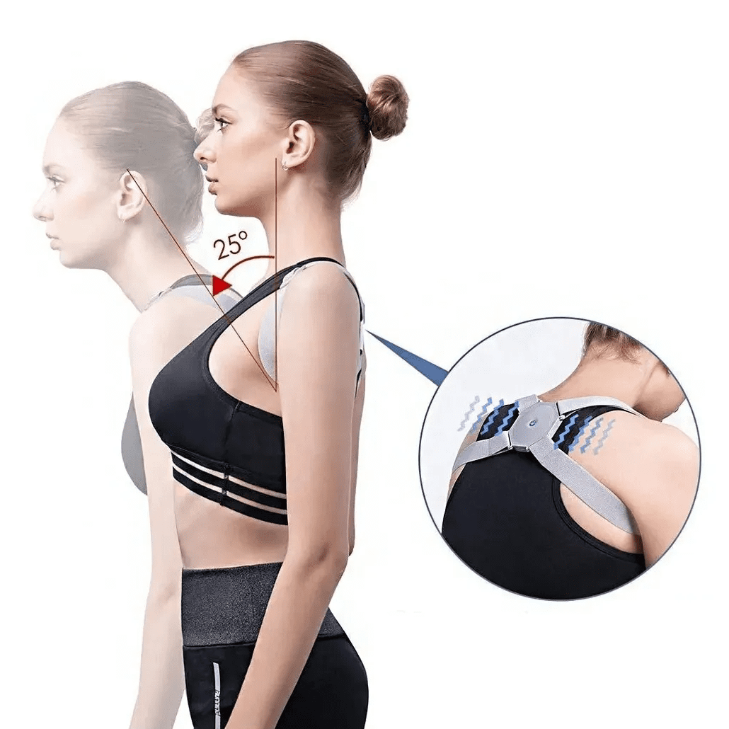 Corretor de Postura Inteligente Vibratório com Sensor Ajustável - Imagem 3