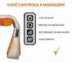 Aparelho Colete Massageador Pescoço Shiatsu Pulso Elétrico com Infravermelho - Imagem 7