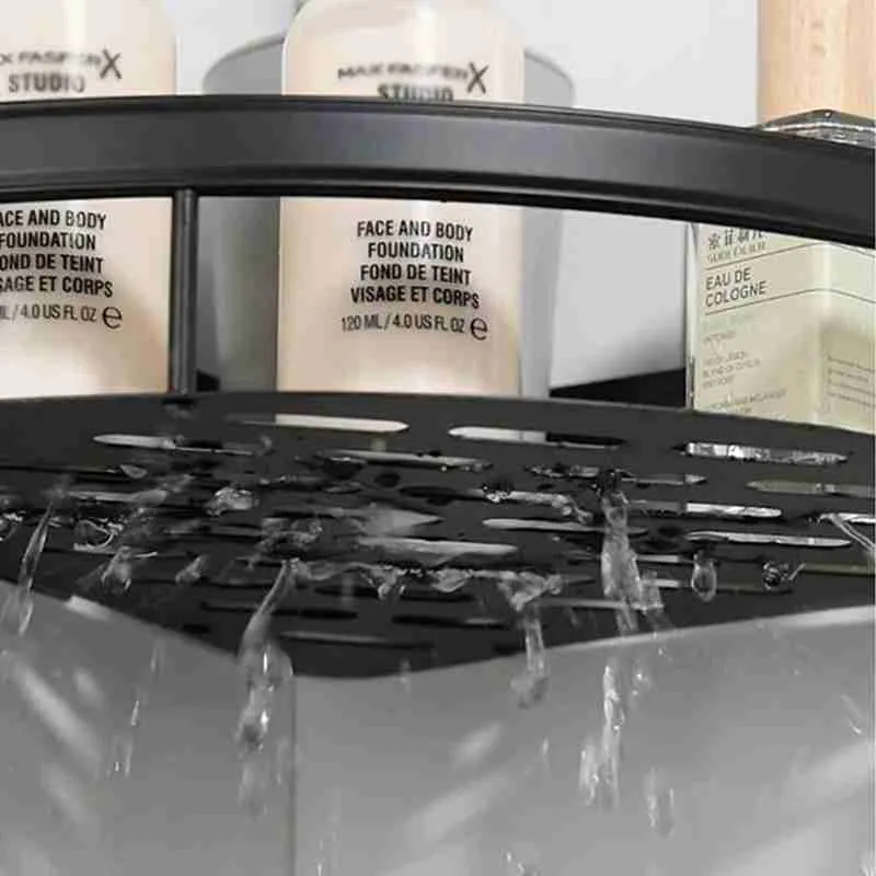 Suporte Prateleira De Canto Para Banheiro de Metal – Sem furo - Imagem 4