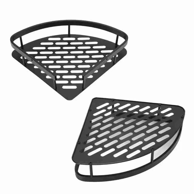 Suporte Prateleira De Canto Para Banheiro de Metal – Sem furo - Imagem 8