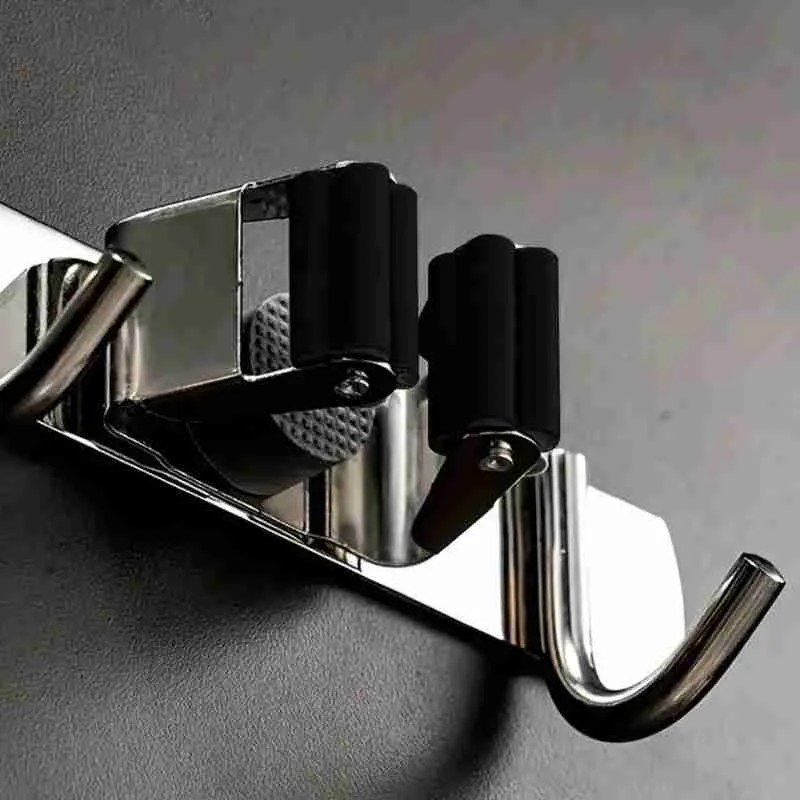 Suporte De Parede Com Gancho Para Vassoura E Ferramentas - Imagem 4