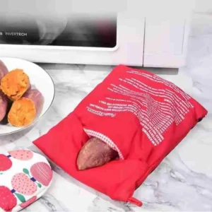 Saco Bolsa Assar Batata no Microondas Reutilizável Bag Potato