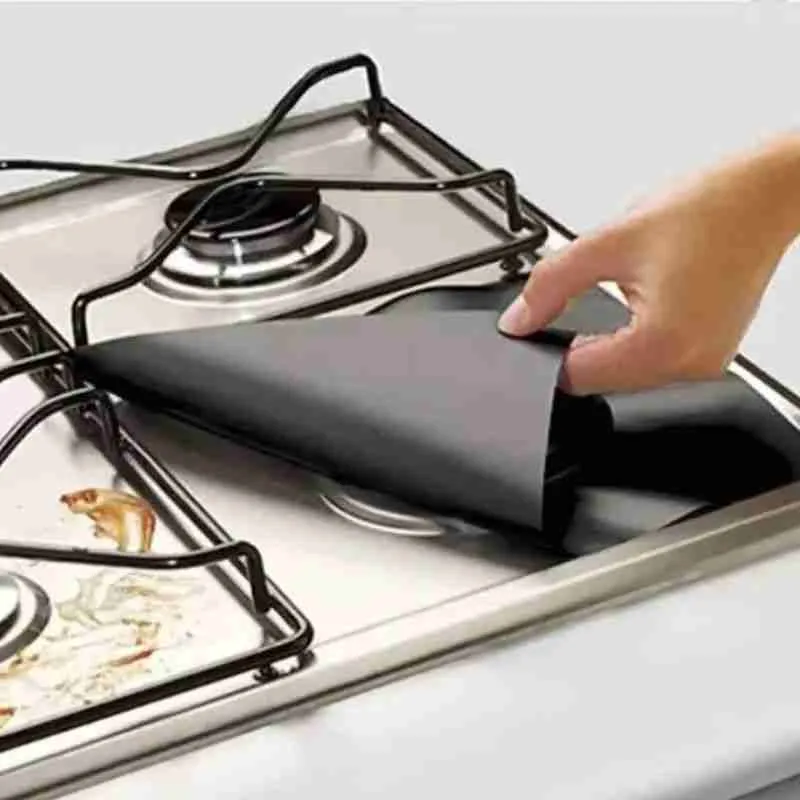 Protetor De Fogão Antiaderente Reutilizável – Kit 04 Peças - Imagem 2
