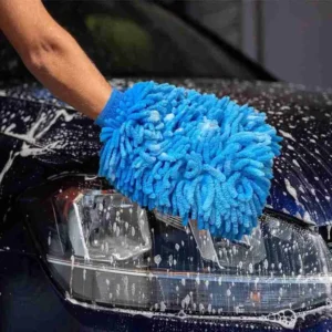 Luva De Microfibra Para Limpeza E Lavagem Automotiva