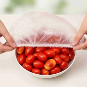 Saco Plástico Capa Protetora Descartável Para Alimentos – Pacote Com 100 Unidades